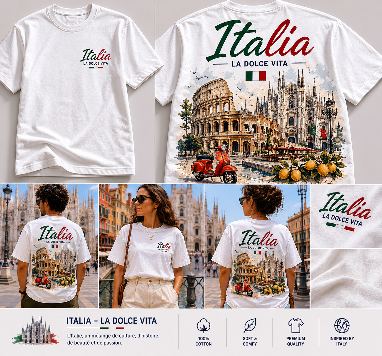 Italia – La Dolce Vita Oversized Tee