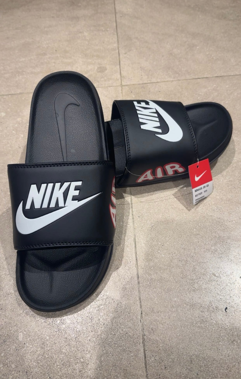 Nike Air Max Slides Black - Size 45