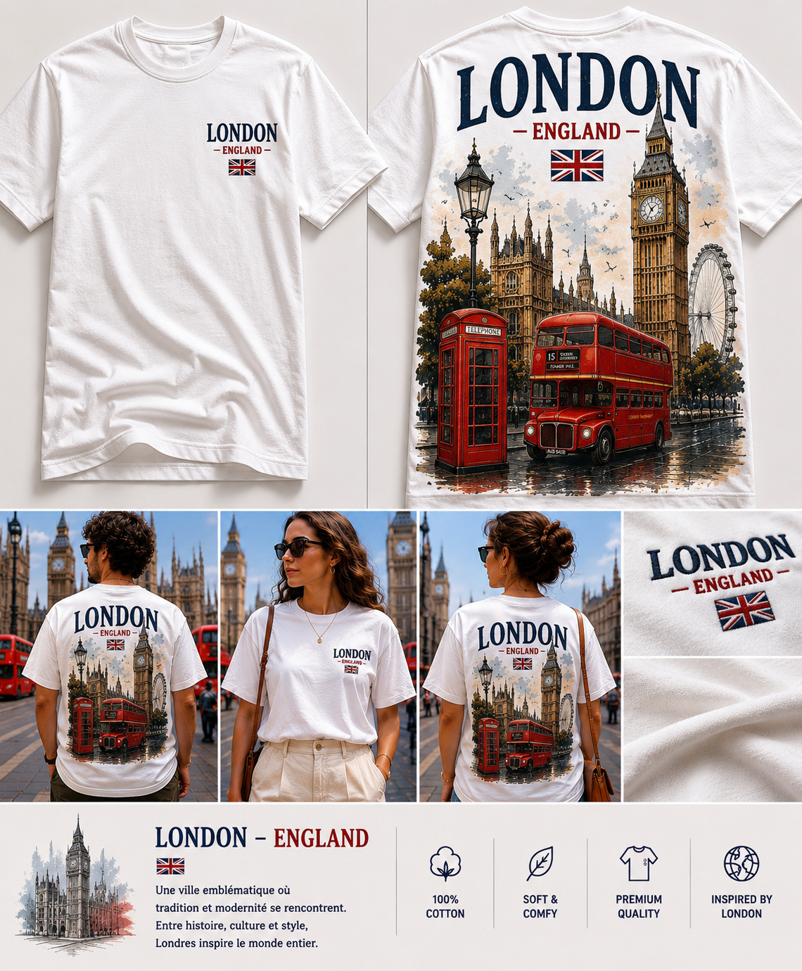 🇬🇧 London – United Kingdom Oversized Tee